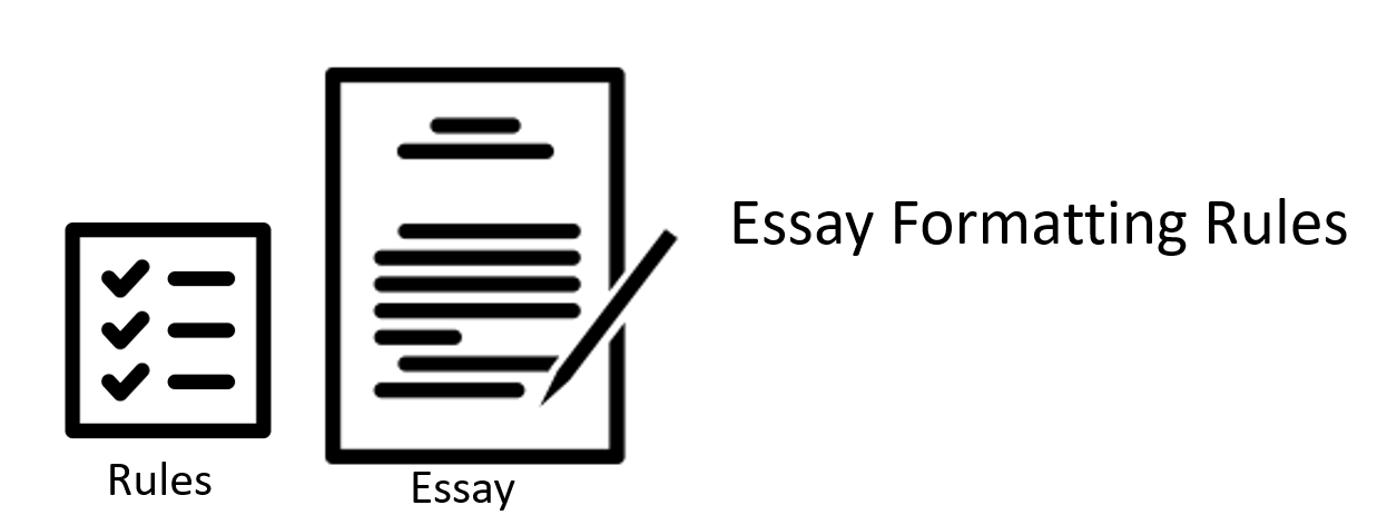 Icon of essay and rules. Purpose is to draw attention to this section