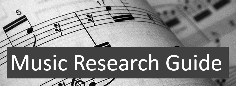 Music Research guide graphic