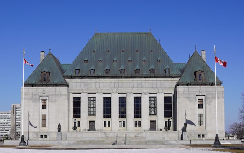 Exterior of the Supreme Court of Canada building